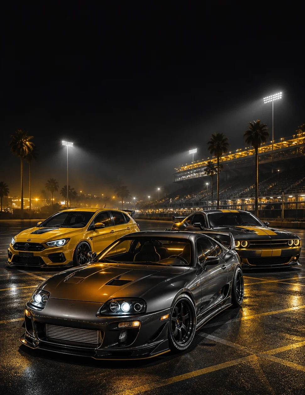 Temporary concept artwork for Cars and Stars: Fall Car Show; official flyer coming soon.